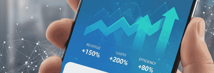 A smartphone showcasing a custom Android app with AI features, illustrating Intuitexa AI Sol's strategy for business growth through expert development.